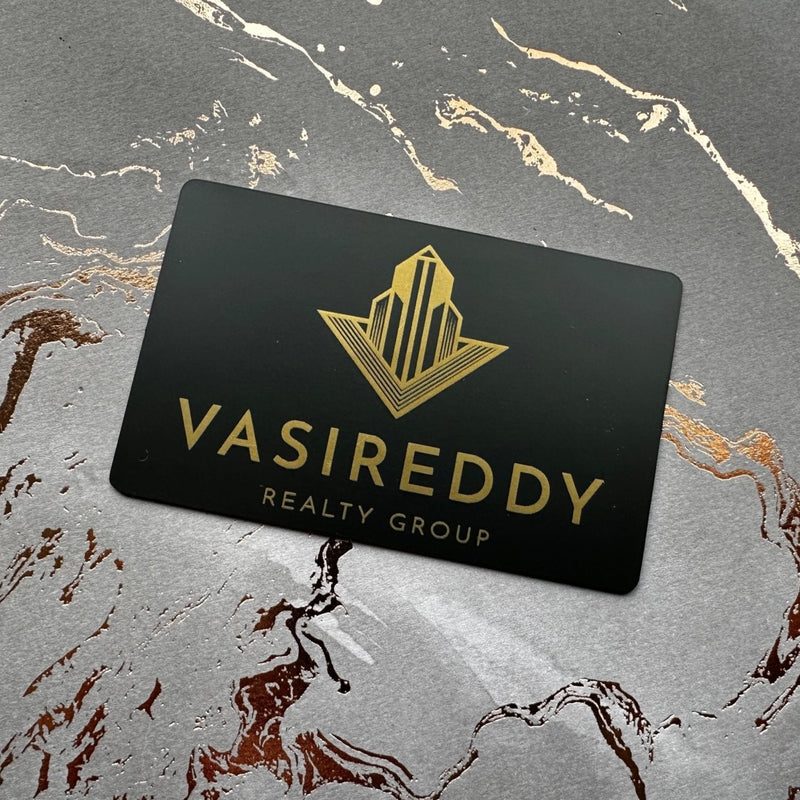 Brass card