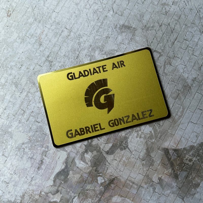 Gold-plated card