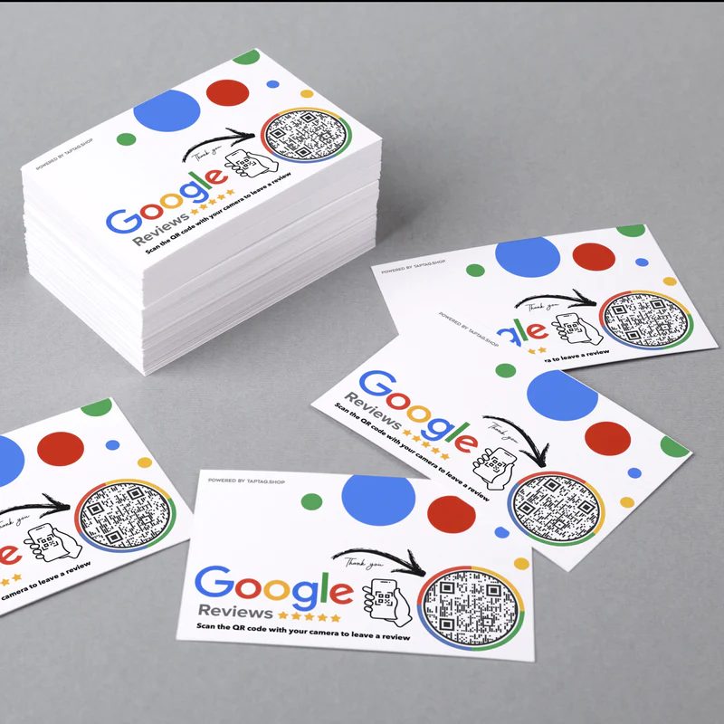 Printed review cards